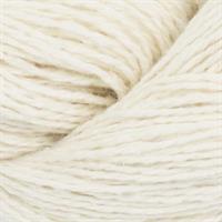 021 Natural White SARAH TWEED, Silke og Uld